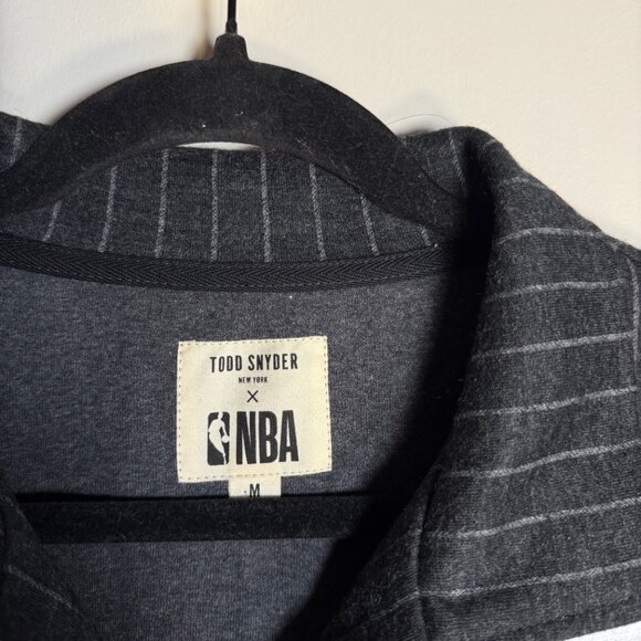 Todd Snyder X NBA Knicks Wool-Blend Track Jacket - Picture 2 of 5